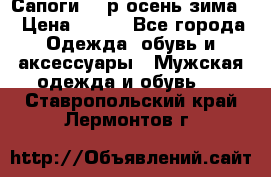 Сапоги 35 р.осень-зима  › Цена ­ 700 - Все города Одежда, обувь и аксессуары » Мужская одежда и обувь   . Ставропольский край,Лермонтов г.